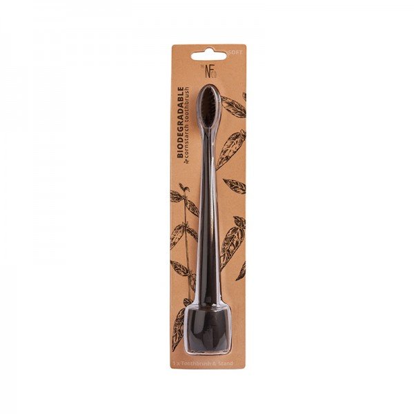 Cepillo de dientes Negro + Soporte