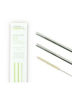 Pajitas de acero inoxidable...