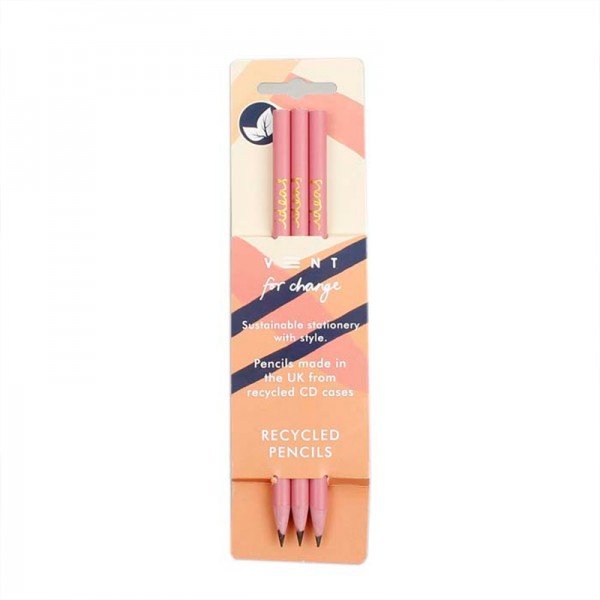Lapices de plástico reciclado (3 uds)