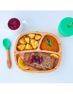 Plato de bambú ecológico... 2