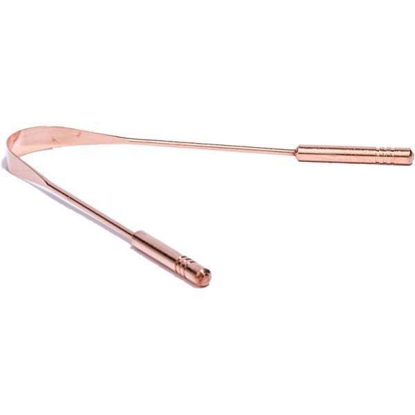 Raspador para lengua de cobre