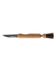 Cuchillo para setas con pincel