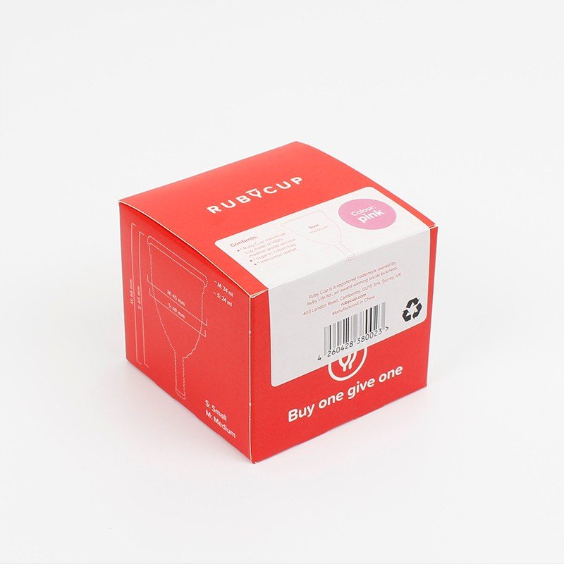 Copa Menstrual eco Rubycup (2 tallas, varios colores)