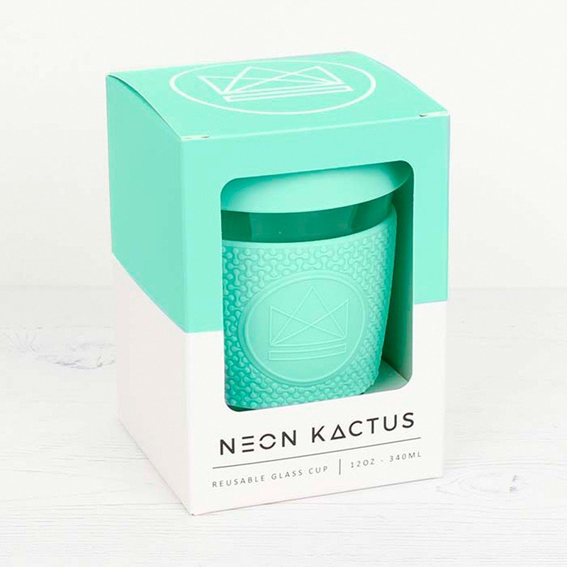 Tazas de cristal con cubierta de silicona