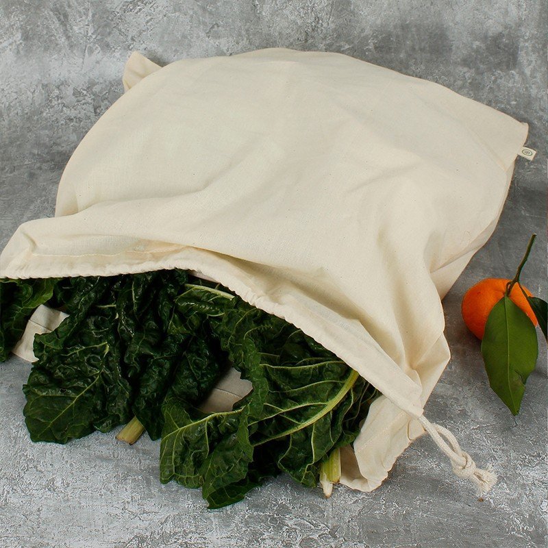 Bolsa de algodón para verduras XL