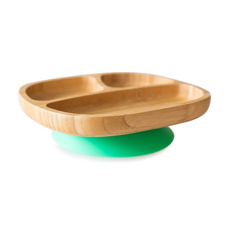 Plato de bambú ecológico toddler