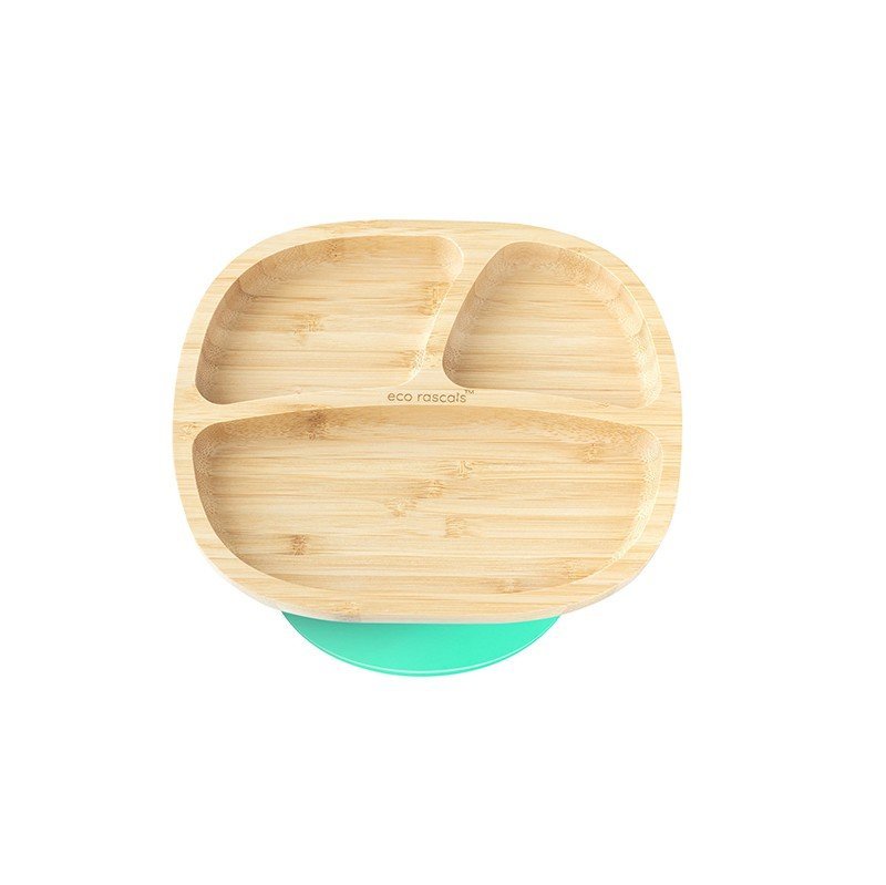 Plato de bambú ecológico toddler