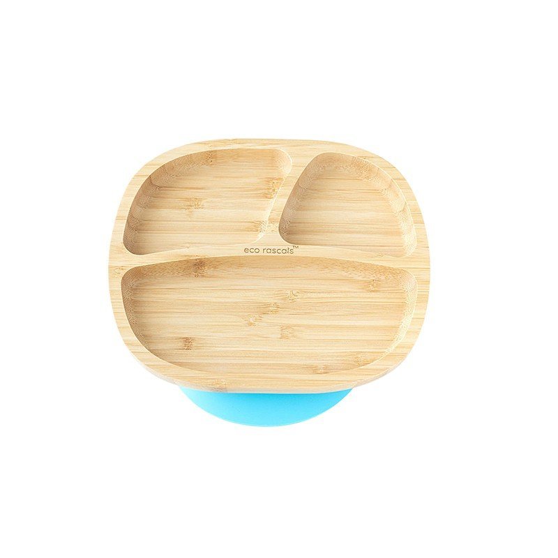Plato de bambú ecológico toddler