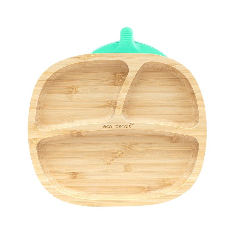 Plato de bambú ecológico toddler