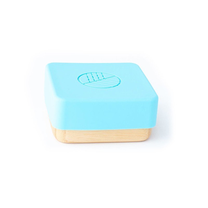 Caja snack de bambú (dos unidades) en varios colores