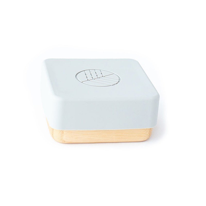 Caja snack de bambú (dos unidades) en varios colores
