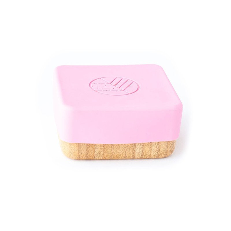 Caja snack de bambú (dos unidades) en varios colores