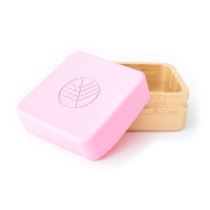 Caja snack de bambú (dos unidades) en varios colores