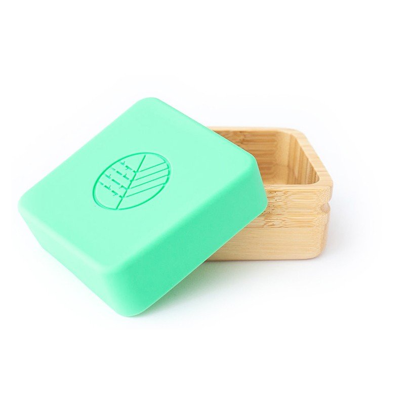 Caja snack de bambú (dos unidades) en varios colores