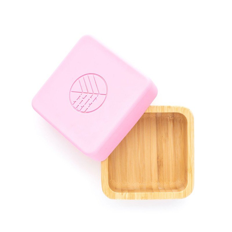 Caja snack de bambú (dos unidades) en varios colores