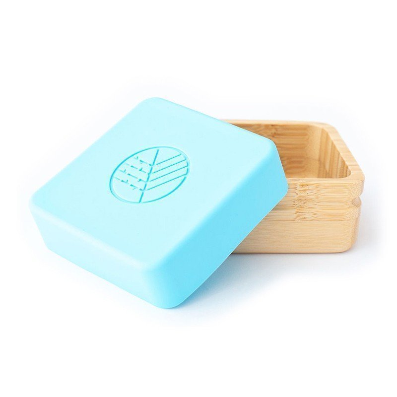 Caja snack de bambú (dos unidades) en varios colores