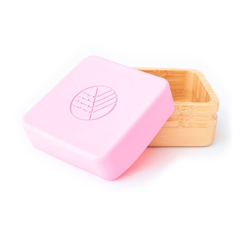 Caja snack de bambú (dos unidades) en varios colores