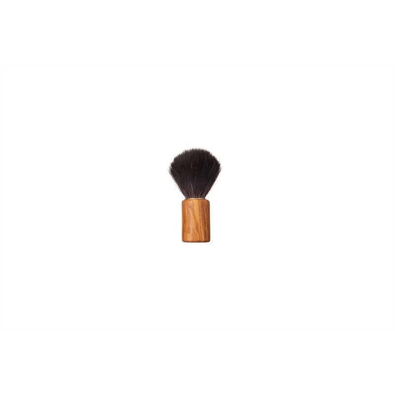 Brocha de afeitado de madera de olivo