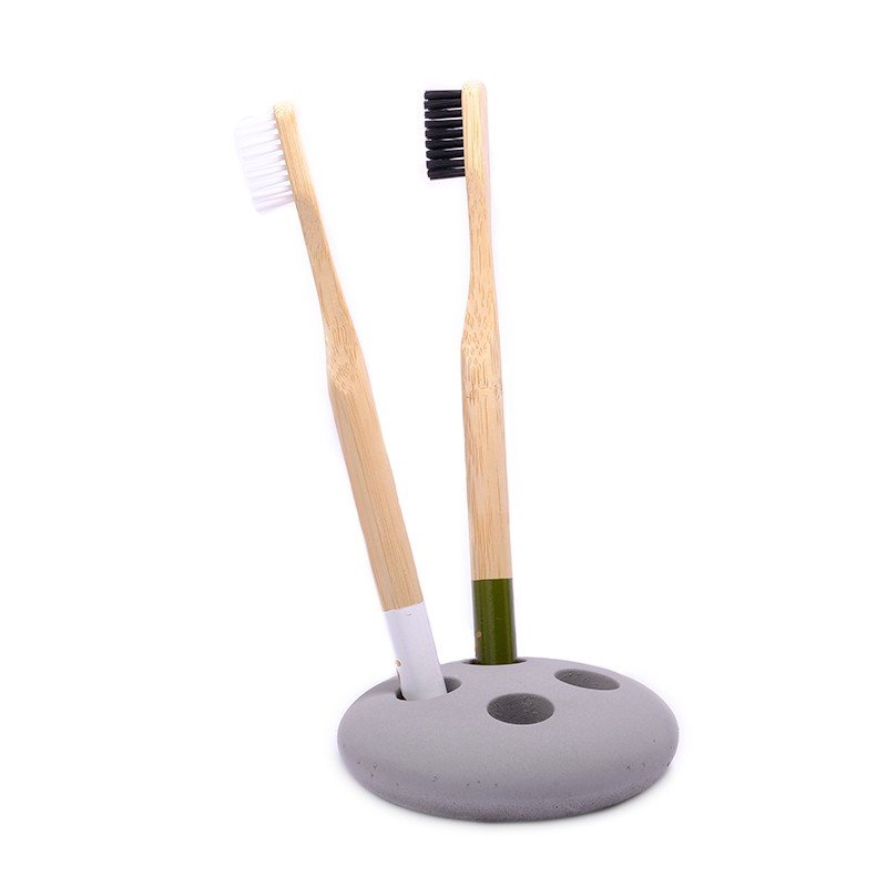 Soporte de cepillo de dientes de hormigón